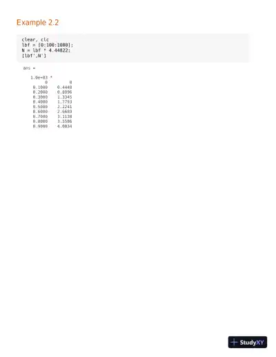 MATLAB for Engineers, 5th Edition Solution Manual - Page 7 preview image