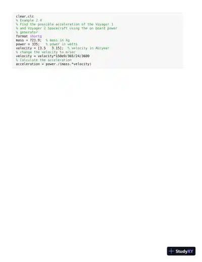 MATLAB for Engineers, 5th Edition Solution Manual - Page 9 preview image