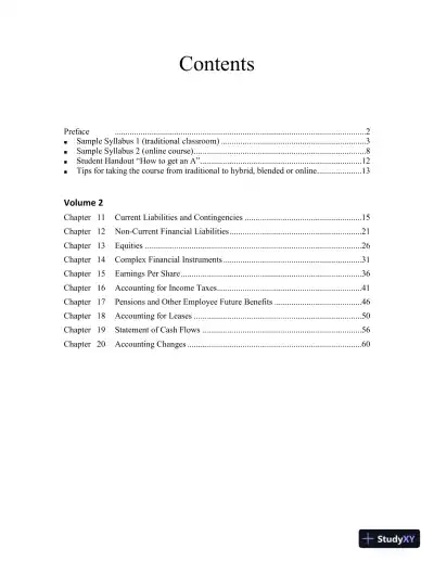 Revision Notes for Intermediate Accounting, 2nd Edition - Page 3 preview image