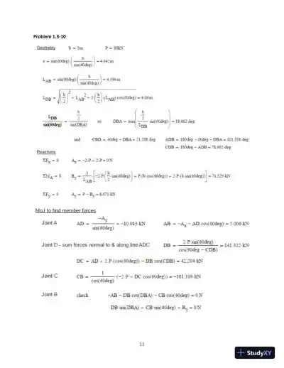 Solution Manual for Mechanics of Materials, 9th Edition - Page 14 preview image