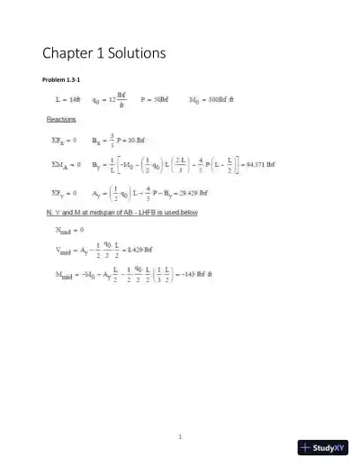 Solution Manual for Mechanics of Materials, 9th Edition - Page 4 preview image