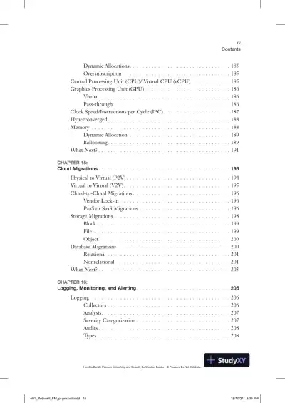CompTIA Cloud+ CV0-003 Exam Cram (2021) - Page 17 preview image