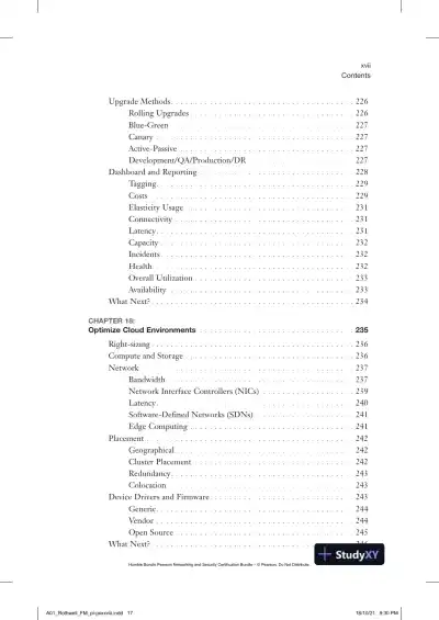 CompTIA Cloud+ CV0-003 Exam Cram (2021) - Page 19 preview image
