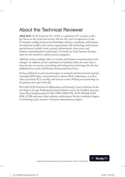 CompTIA Cloud+ CV0-003 Exam Cram (2021) - Page 26 preview image