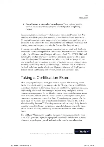 CompTIA Cloud+ CV0-003 Exam Cram (2021) - Page 29 preview image