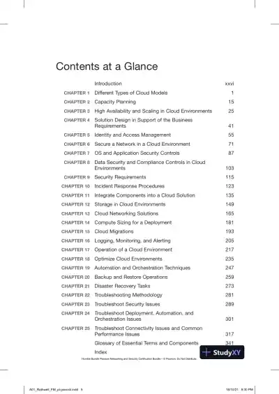 CompTIA Cloud+ CV0-003 Exam Cram (2021) - Page 7 preview image