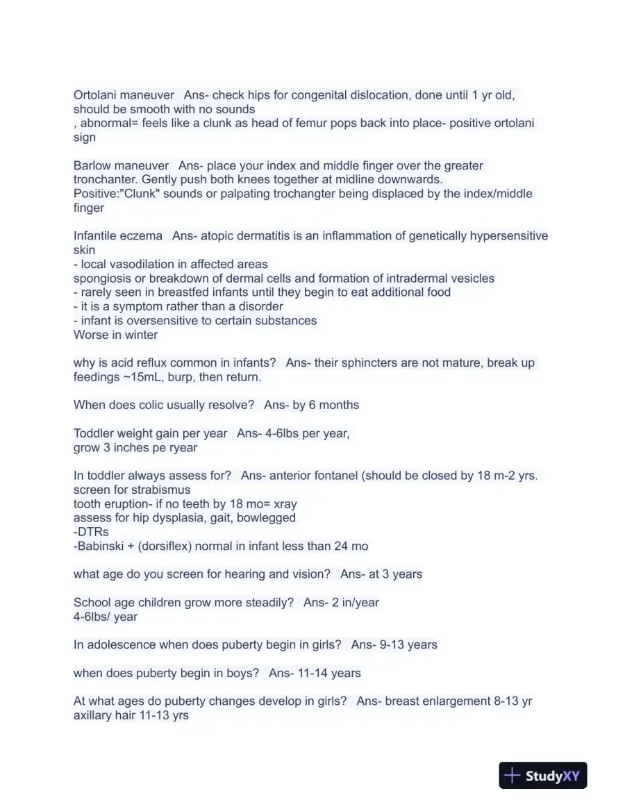2023 NURS629 Maryville University Prenatal MVU Exam 2 With Answers (115 Solved Questions), page 3