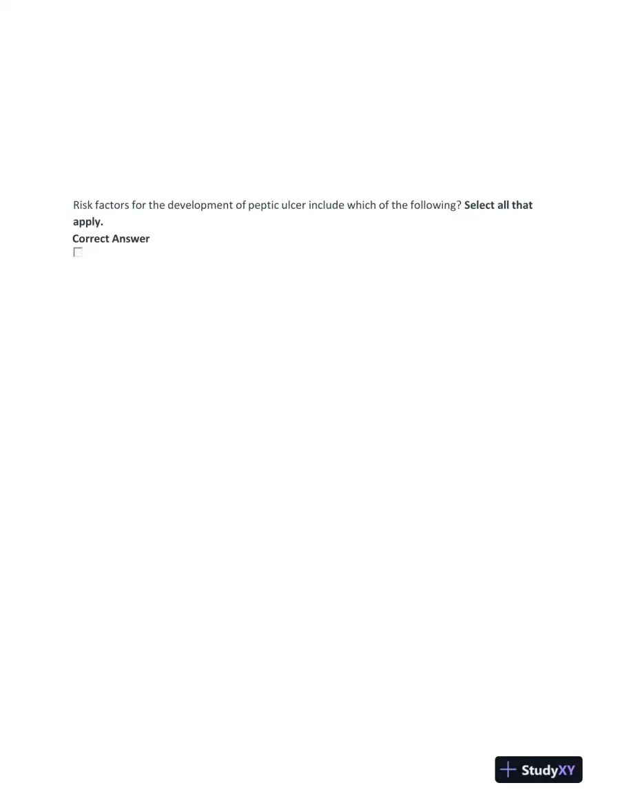 2023-2024 NURS231 Pathophysiology Final Exam Module 7 With Answers (24 Solved Questions), page 7