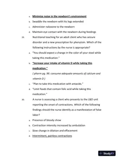 ATI Mental Health Comprehensive Exit Exam With Answers (179 Solved Questions) - Page 11 preview image