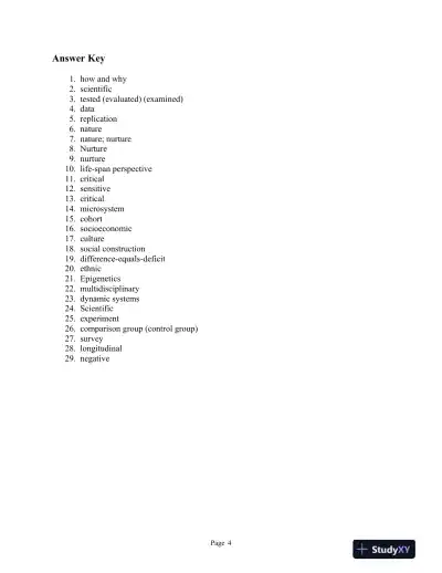 The Developing Person Through the Life Span Ninth Edition Test Bank - Page 12 preview image