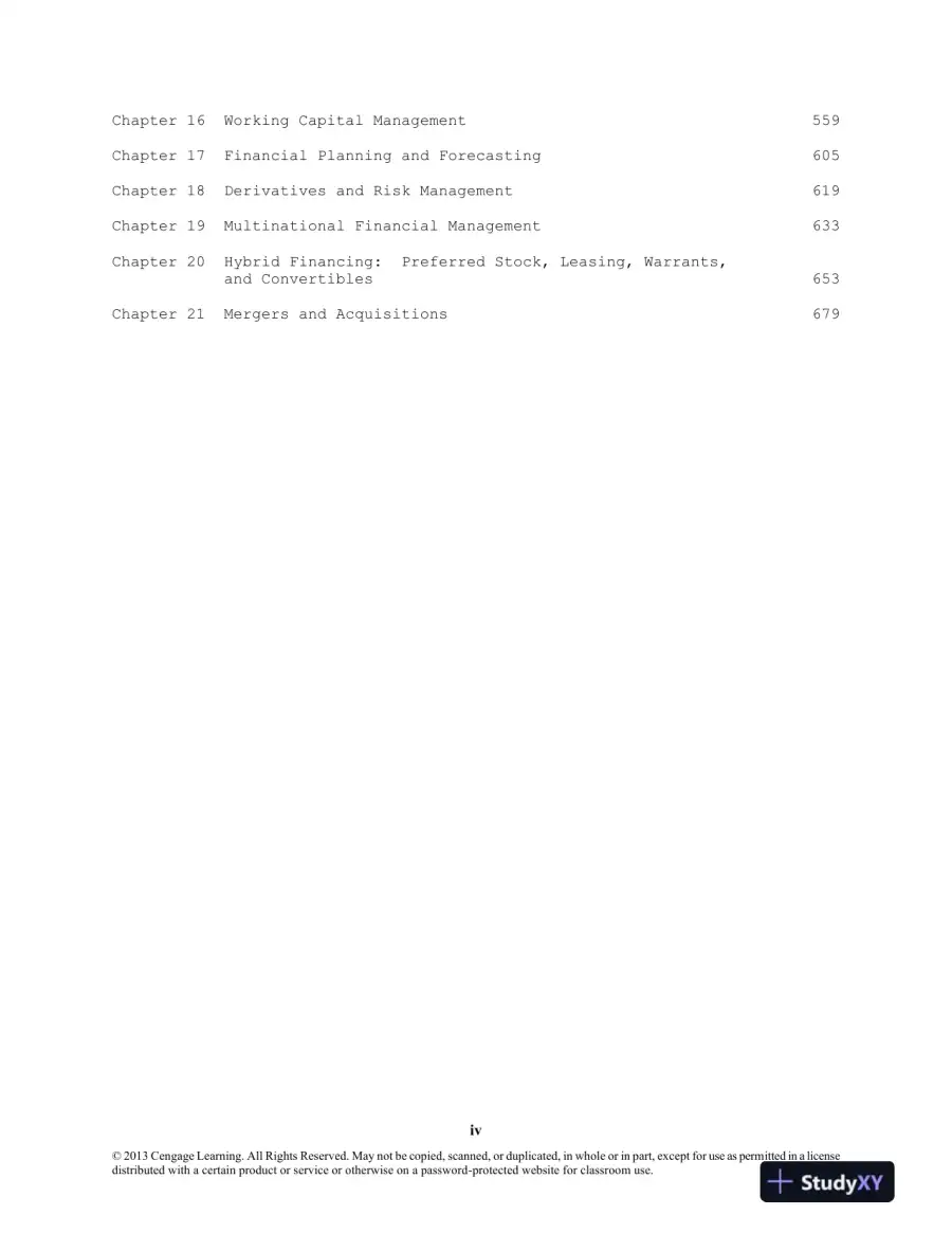 Test Bank For Fundamentals Of Financial Management, 13th Edition, page 3