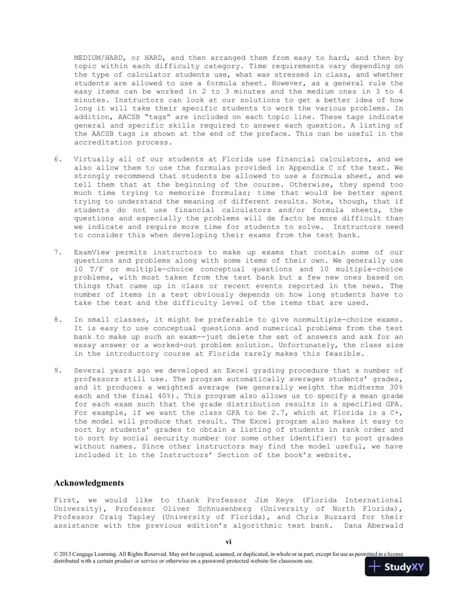 Test Bank For Fundamentals Of Financial Management, 13th Edition, page 5