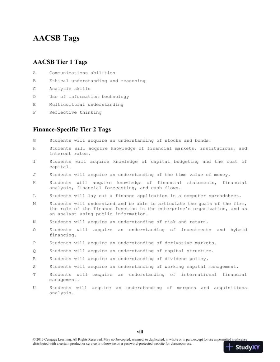 Test Bank For Fundamentals Of Financial Management, 13th Edition, page 7