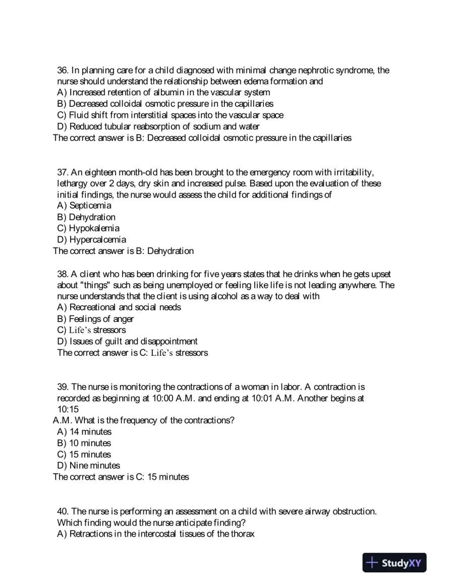 2019 HESI RN Pharmacology Exit Exam Version 4 With Answers (160 Solved Questions), page 11