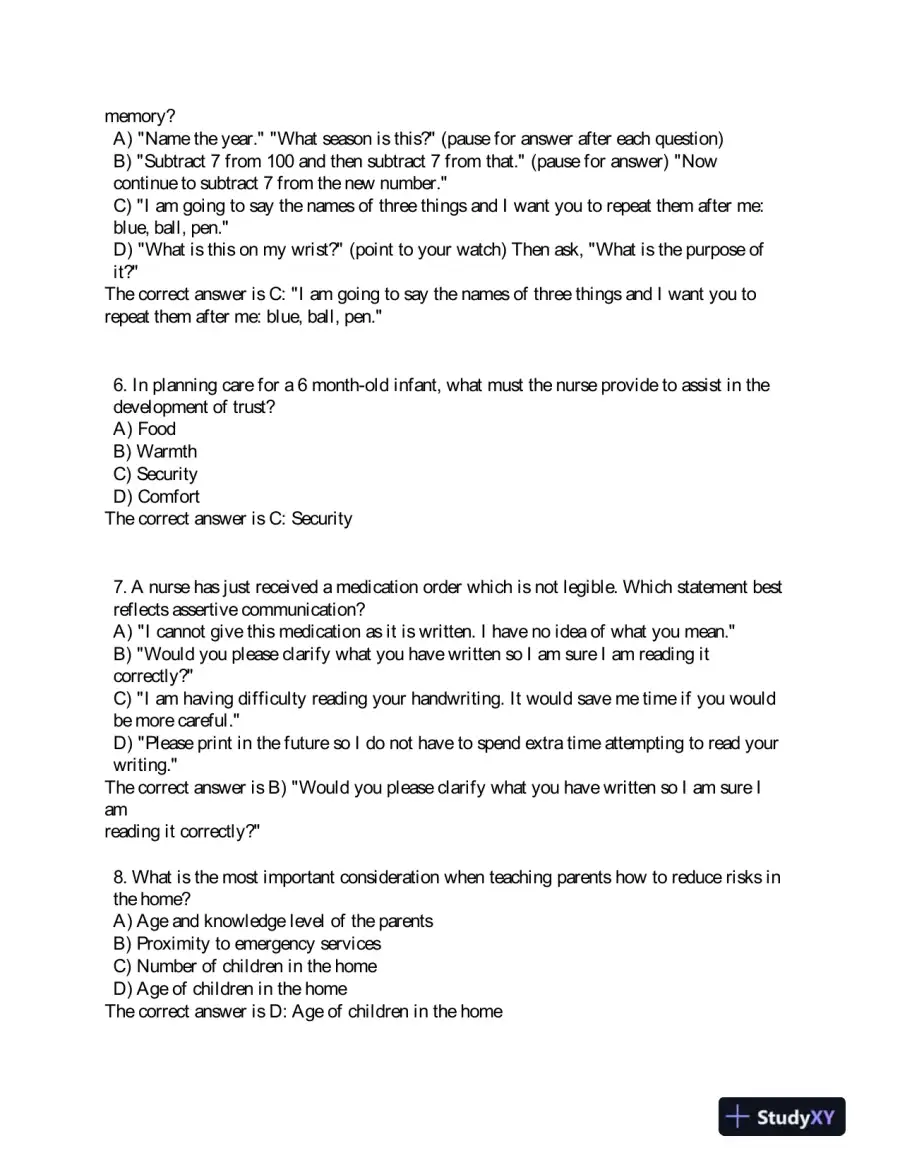 2019 HESI RN Pharmacology Exit Exam Version 4 With Answers (160 Solved Questions), page 4