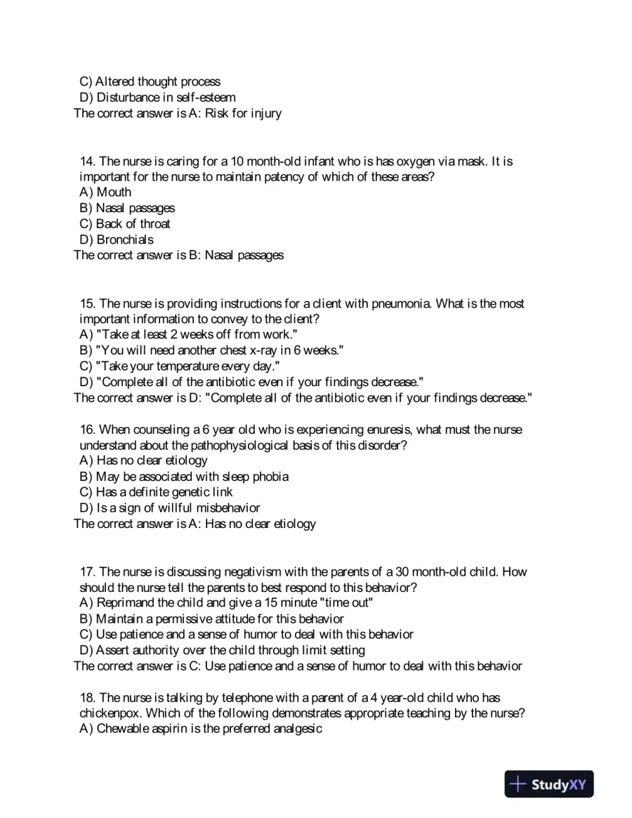 2019 HESI RN Pharmacology Exit Exam Version 4 With Answers (160 Solved Questions), page 6