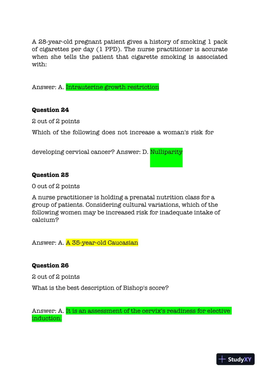 NURS6551 Cardiovascular Final Exam Test bank With Answers (51 Solved Questions), page 13