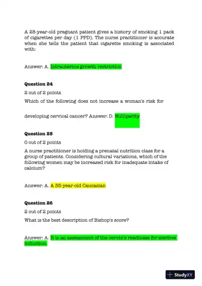 NURS6551 Cardiovascular Final Exam Test bank With Answers (51 Solved Questions) - Page 13 preview image