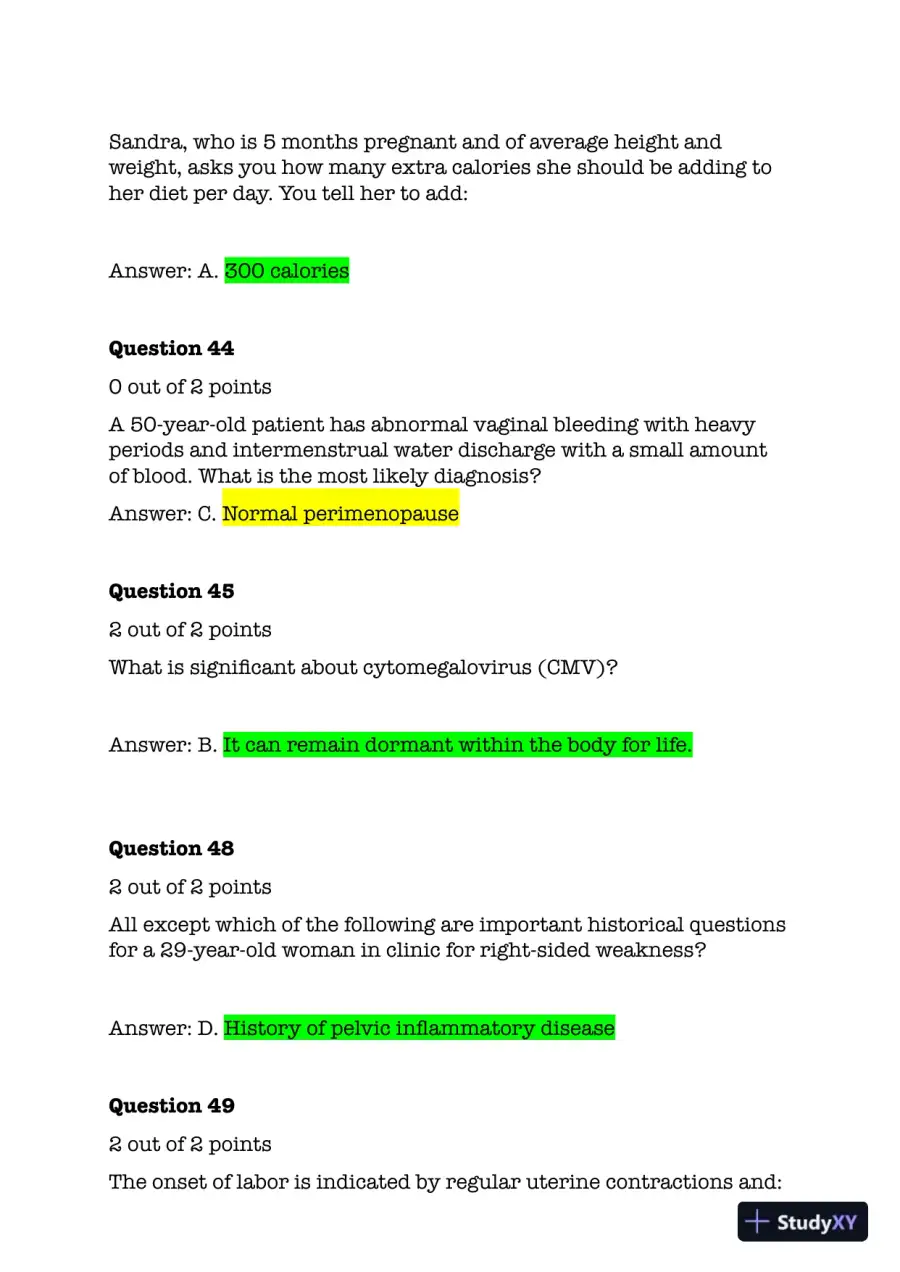 NURS6551 Cardiovascular Final Exam Test bank With Answers (51 Solved Questions), page 15