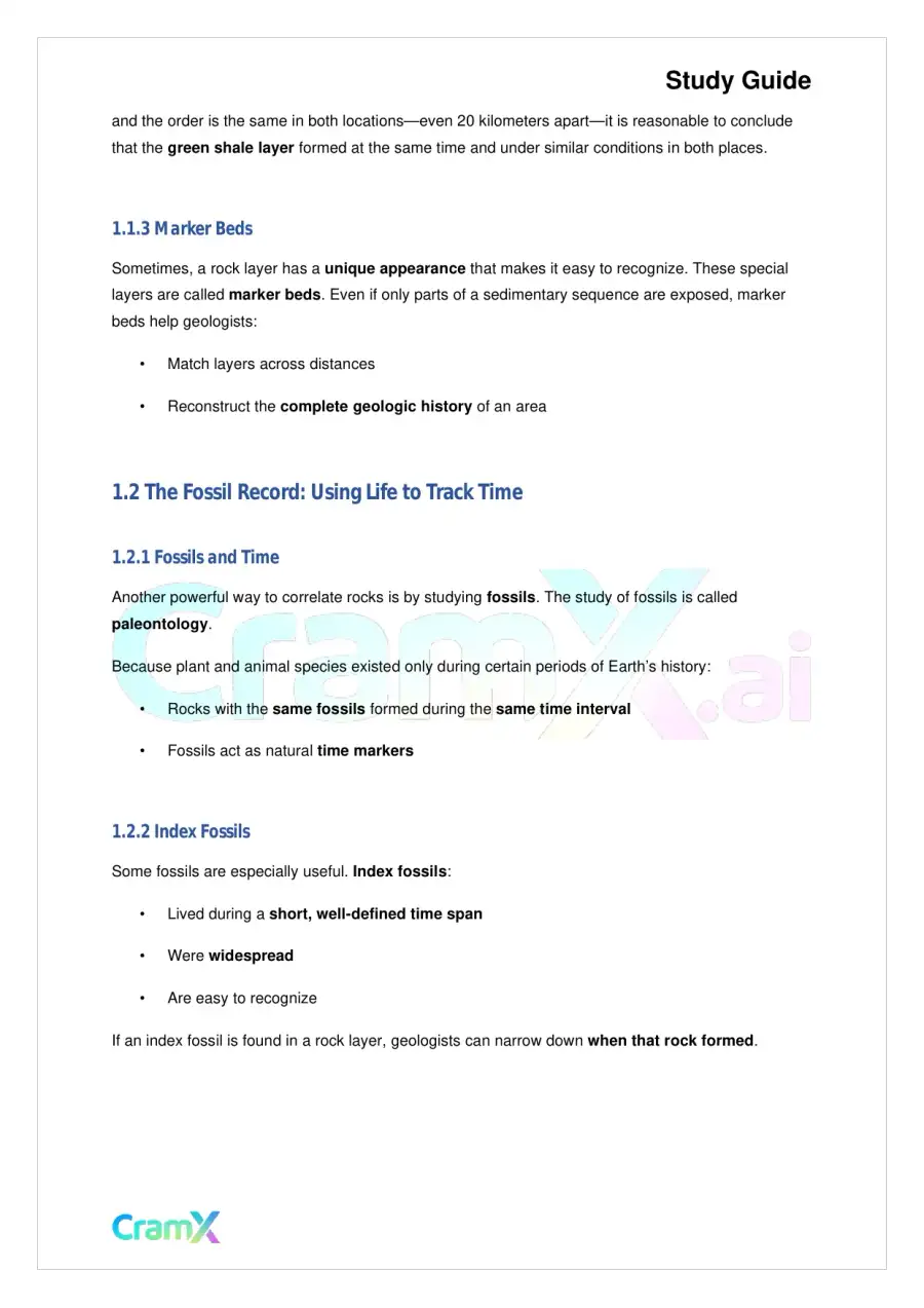 Geology - Geologic Time, page 2