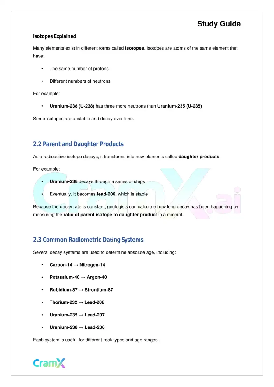 Geology - Geologic Time, page 6
