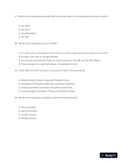 International Business: Competing in the Global Marketplace 11th Edition Test Bank - Page 11 preview image