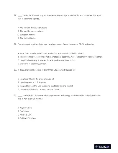 International Business: Competing in the Global Marketplace 11th Edition Test Bank - Page 12 preview image