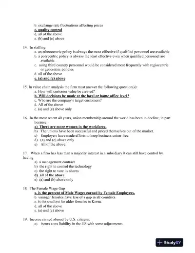 MGMT 338 Final Exam - Page 5 preview image