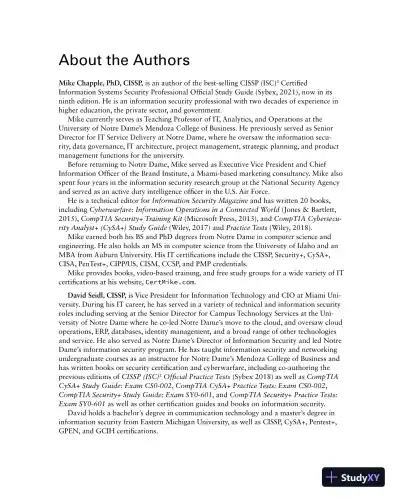 CISSP Official Practice Tests (2021) - Page 10 preview image