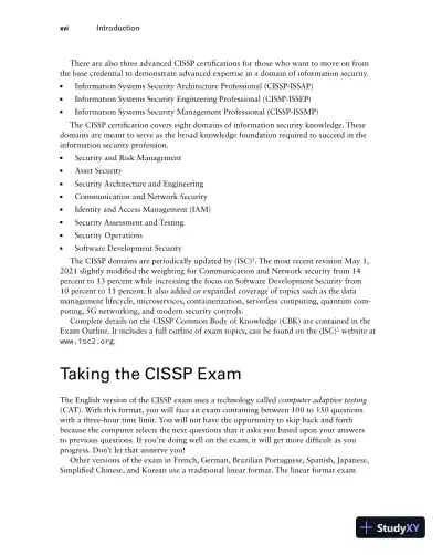 CISSP Official Practice Tests (2021) - Page 19 preview image