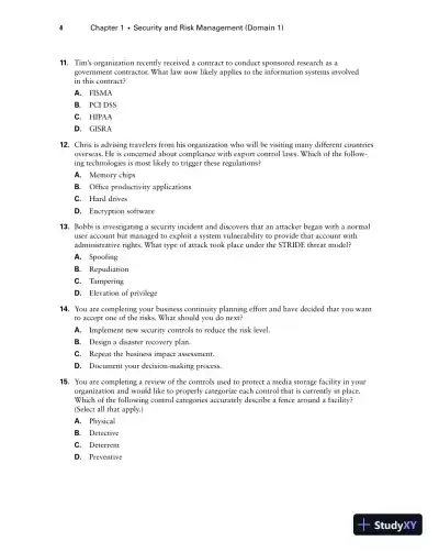 CISSP Official Practice Tests (2021) - Page 27 preview image