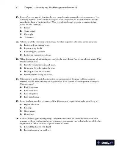CISSP Official Practice Tests (2021) - Page 29 preview image