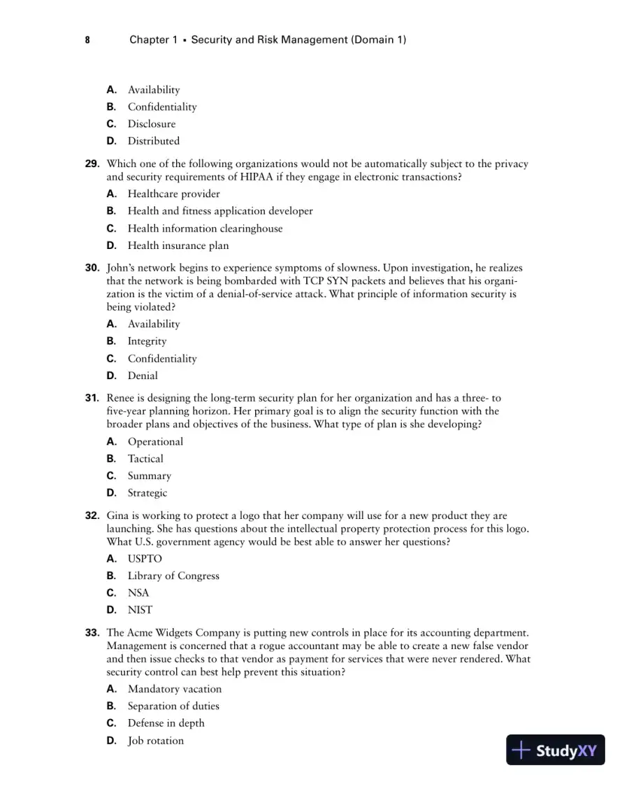 CISSP Official Practice Tests (2021), page 31