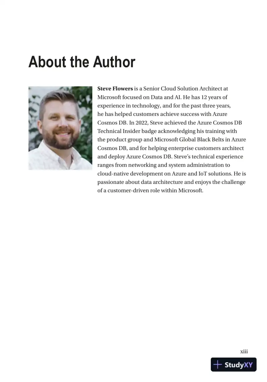 Designing and Implementing Cloud-native Applications Using Microsoft Azure Cosmos DB: Study Companion for the DP-420 Exam (2023), page 13
