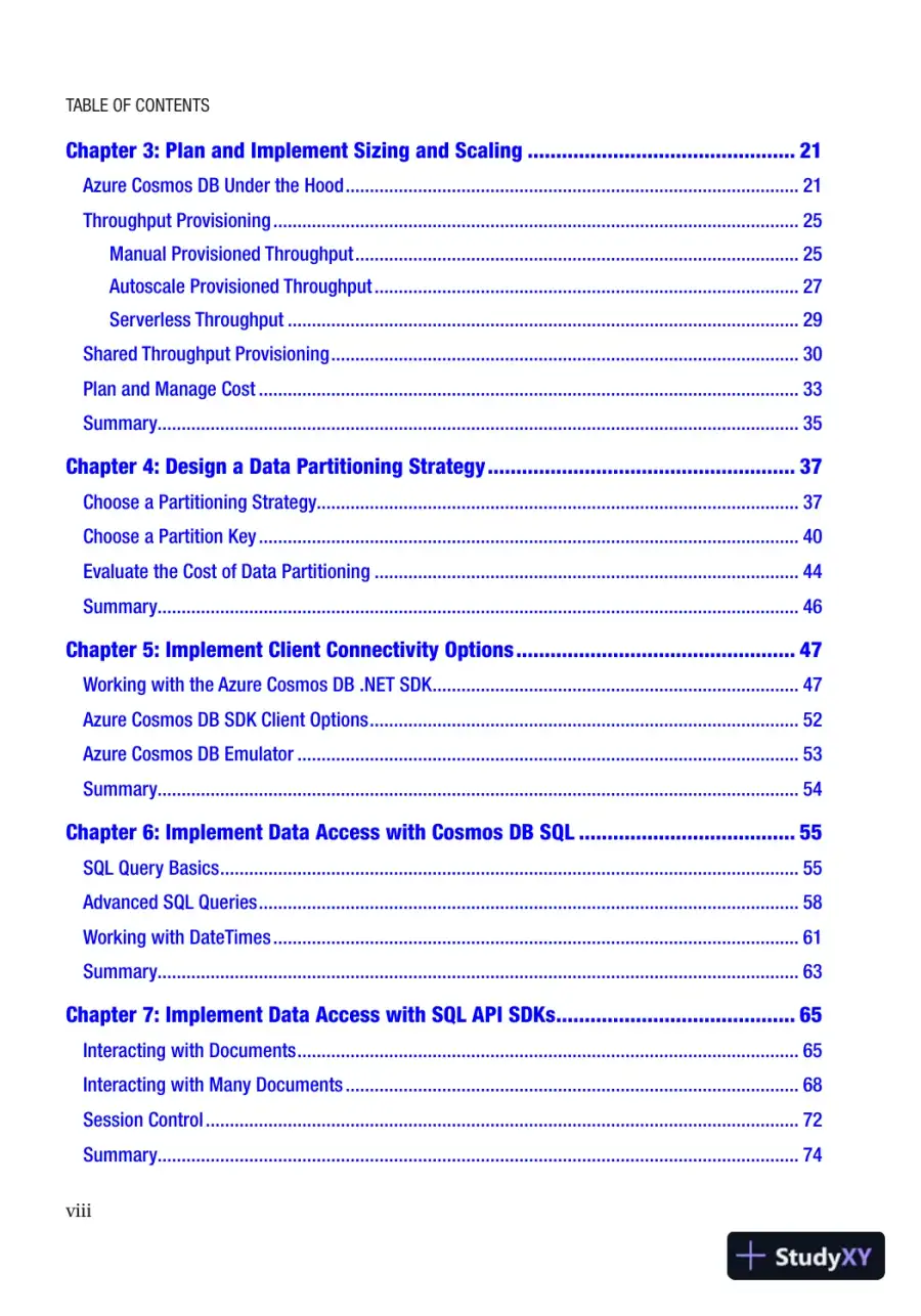 Designing and Implementing Cloud-native Applications Using Microsoft Azure Cosmos DB: Study Companion for the DP-420 Exam (2023), page 9