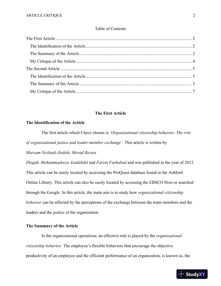 Analyzing the Impact of Organizational Justice, Leader-Member Exchange, and Organizational Commitment, page 3