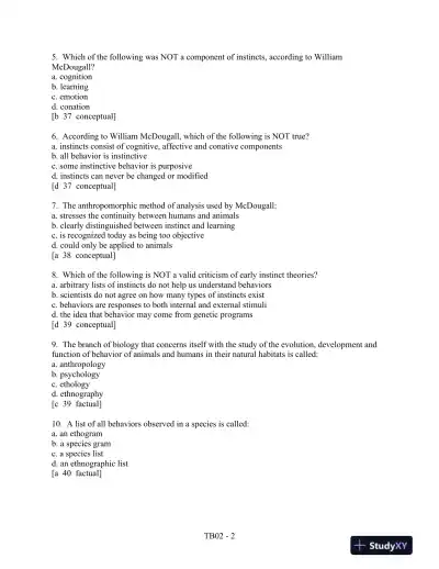 Motivation: Theory, Research, and Application, 6th Edition Test Bank - Page 14 preview image