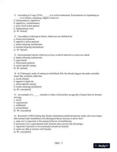 Motivation: Theory, Research, and Application, 6th Edition Test Bank - Page 15 preview image