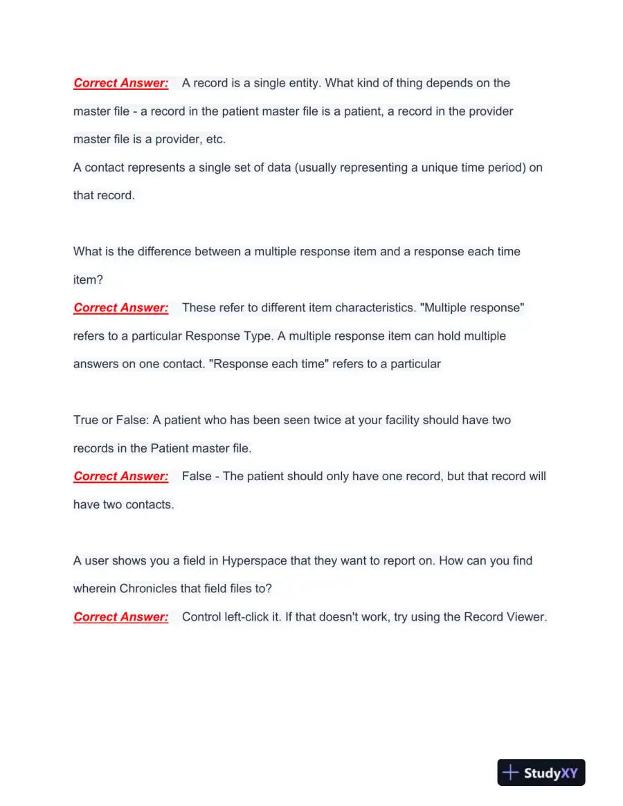 COG170 Fundamental of Nursing Practice Exam With Answers (218 Solved Questions), page 11
