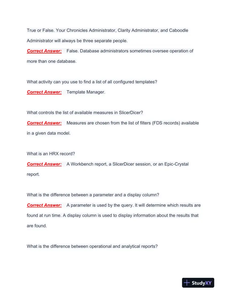 COG170 Fundamental of Nursing Practice Exam With Answers (218 Solved Questions), page 15