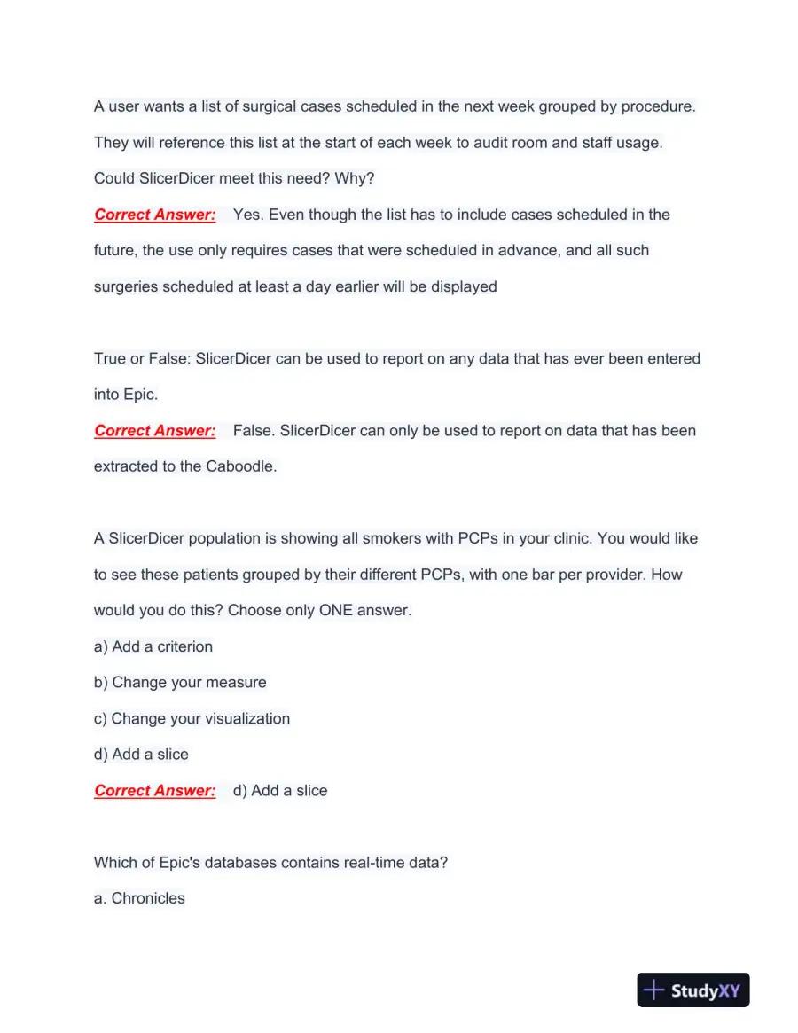 COG170 Fundamental of Nursing Practice Exam With Answers (218 Solved Questions), page 9