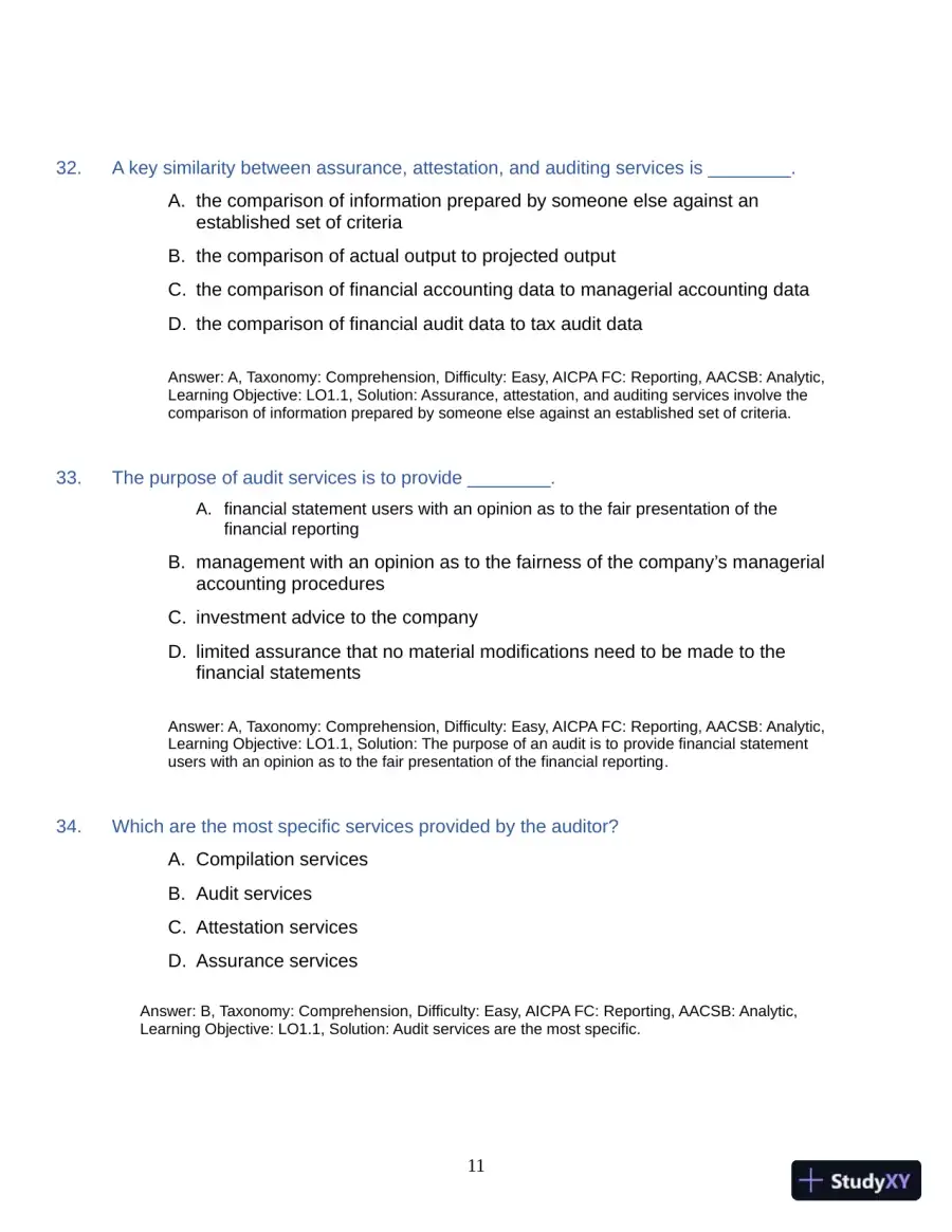 Test Bank for Auditing: A Practical Approach with Data Analytics, 2nd Edition (Chapters 1-15), page 14