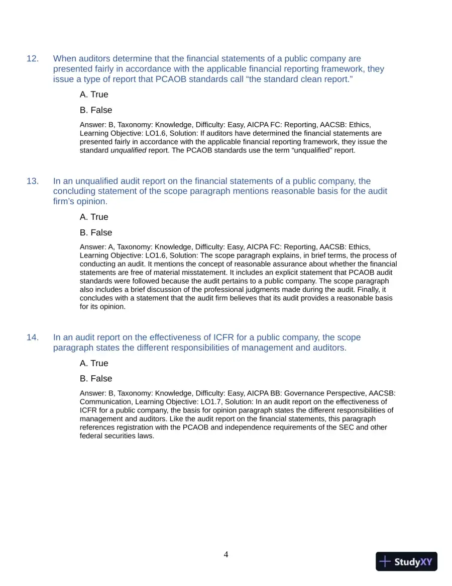 Test Bank for Auditing: A Practical Approach with Data Analytics, 2nd Edition (Chapters 1-15), page 7