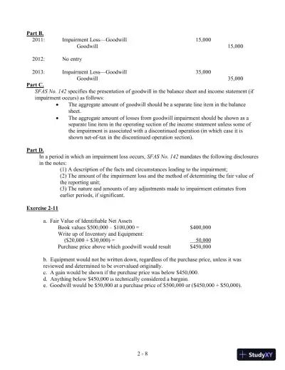Solution Manual For Advanced Accounting, 4th Edition - Page 16 preview image