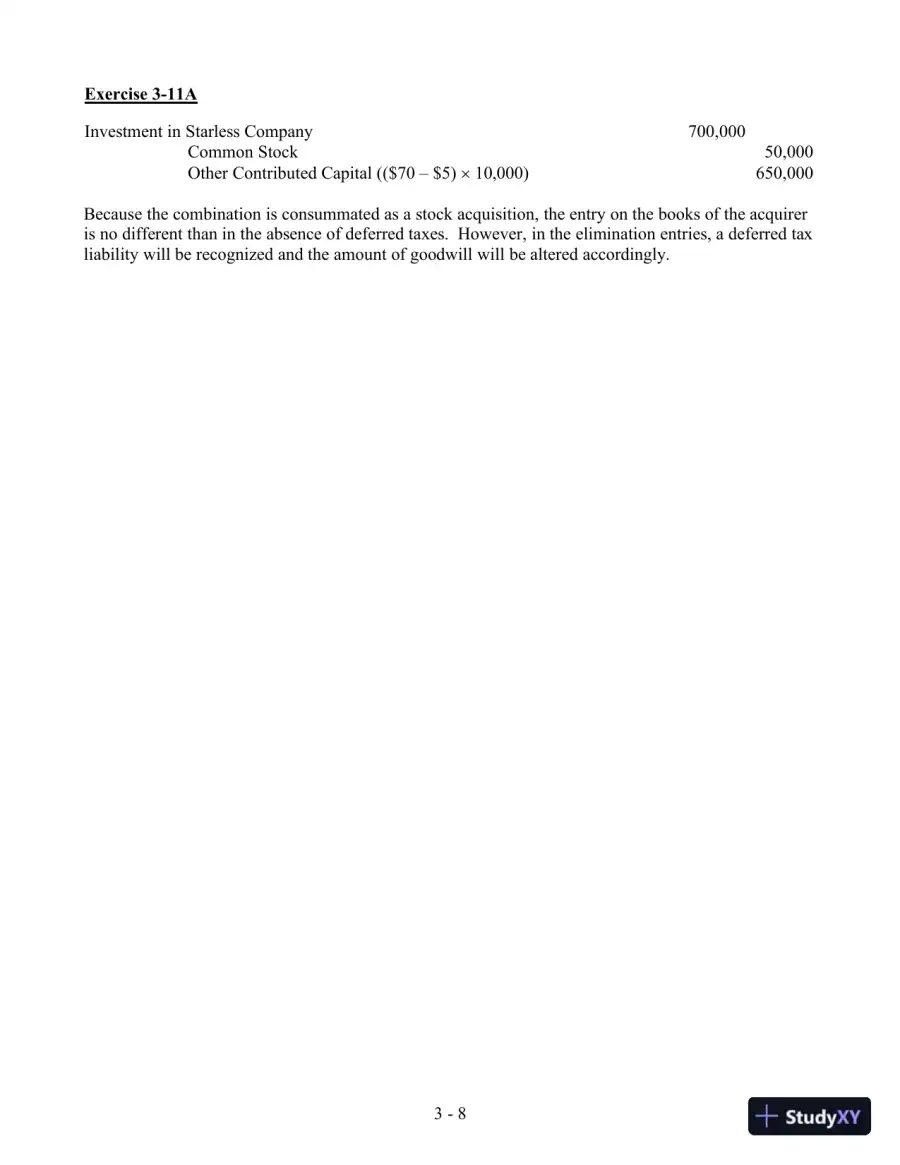 Solution Manual For Advanced Accounting, 4th Edition, page 31
