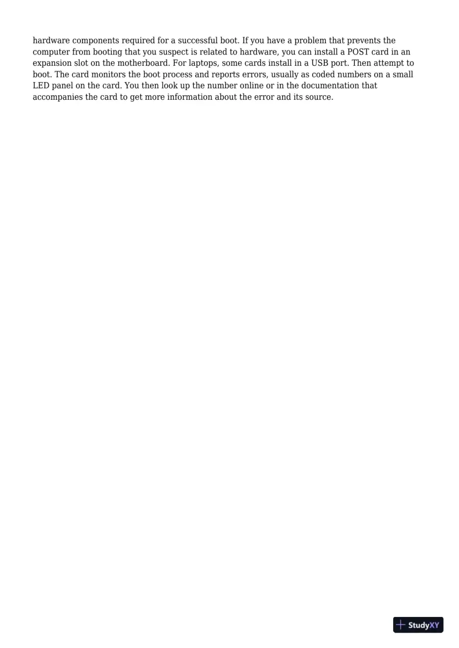 A+ Guide to Hardware, 9th Edition Test Bank, page 13