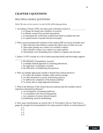 Test Bank For Womens Gynecologic Health, 3rd Edition - Page 11 preview image