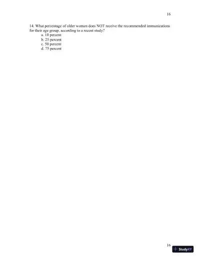 Test Bank For Womens Gynecologic Health, 3rd Edition - Page 17 preview image