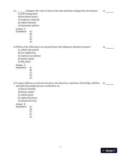 Compensation, Fifth Canadian Edition Test Bank - Page 31 preview image