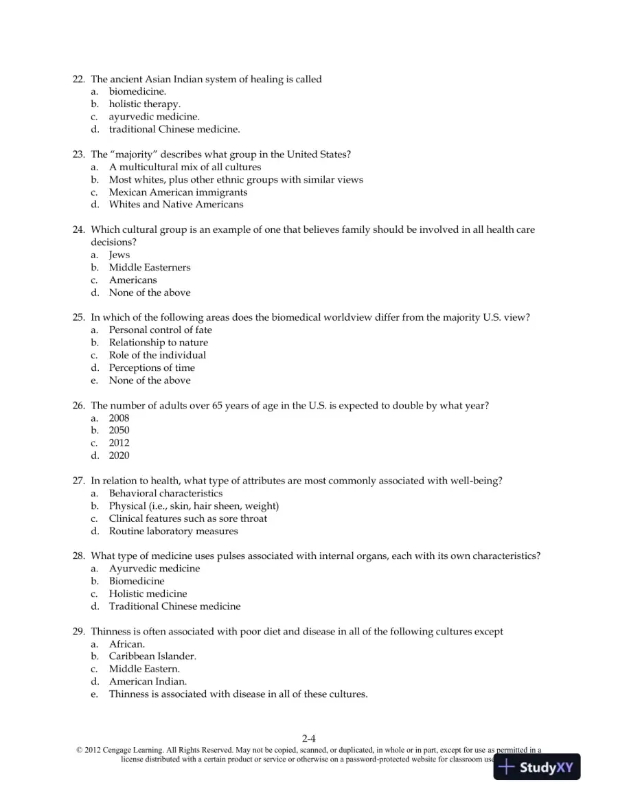 Food and Culture 6th Edition Test Bank, page 14
